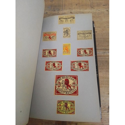 18 - Sweden and Finland, four albums, extensive collection of matchbox labels, circa 1900 and later, full... 