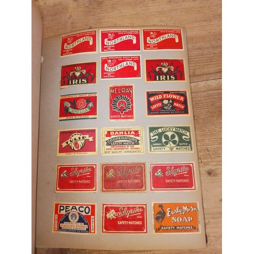 18 - Sweden and Finland, four albums, extensive collection of matchbox labels, circa 1900 and later, full... 