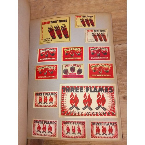 18 - Sweden and Finland, four albums, extensive collection of matchbox labels, circa 1900 and later, full... 