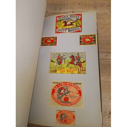 18 - Sweden and Finland, four albums, extensive collection of matchbox labels, circa 1900 and later, full... 