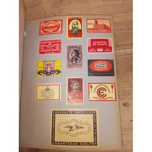 18 - Sweden and Finland, four albums, extensive collection of matchbox labels, circa 1900 and later, full... 