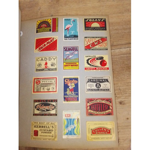 18 - Sweden and Finland, four albums, extensive collection of matchbox labels, circa 1900 and later, full... 