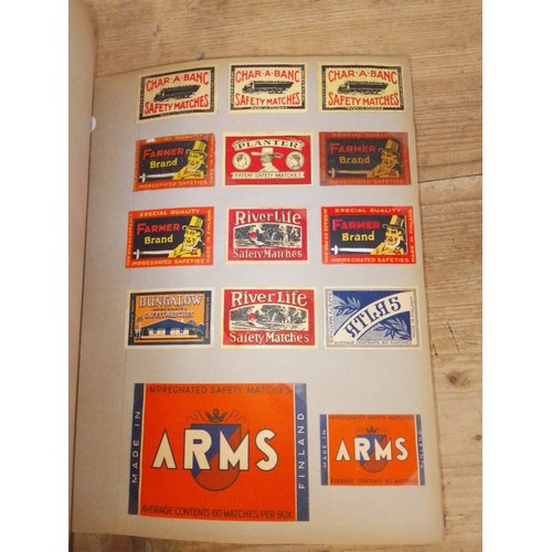 18 - Sweden and Finland, four albums, extensive collection of matchbox labels, circa 1900 and later, full... 