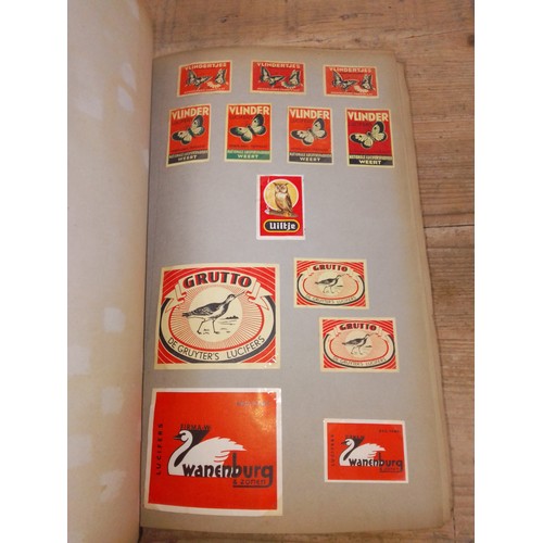 19 - Holland, Belgium, Denmark and Norway, five albums, extensive collection of matchbox labels, circa 19... 