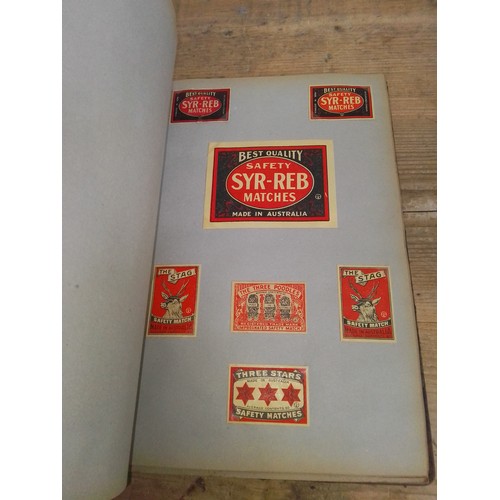 23 - Australia and New Zealand, two albums, collection of matchbox labels, early to mid 20th century, app... 