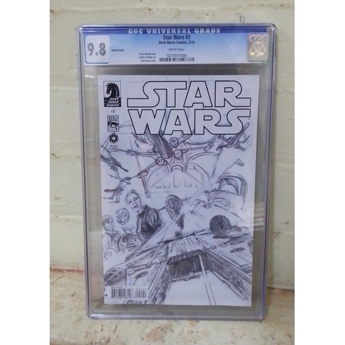 62 - Dark Horse Comics, Star Wars #2, CGC Universal Grade, graded 9.8 and slabbed.