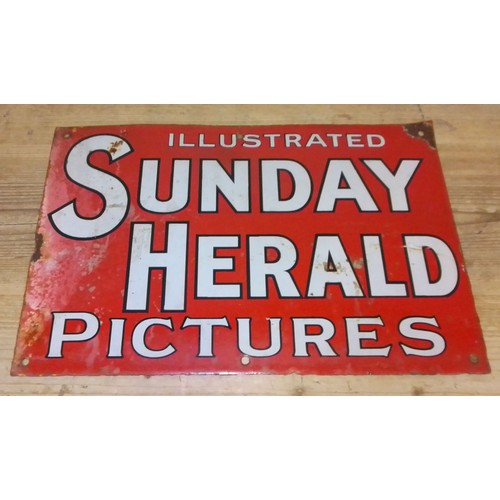 451 - An early 20th century enamel sign, 