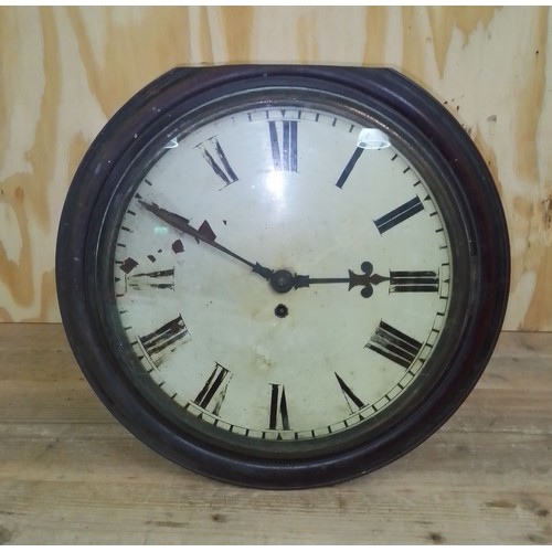 459 - A fusee wall clock, diam. 44cm.