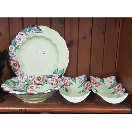 555 - Vintage Carlton Ware - 5 items in the Poppy & Daisy design