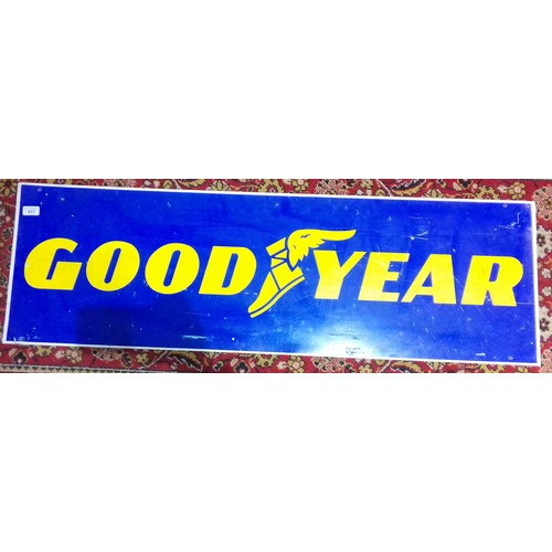 637 - A Good Year enamelled metal sign.