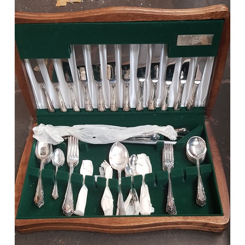 680 - A canteen of plated cutlery