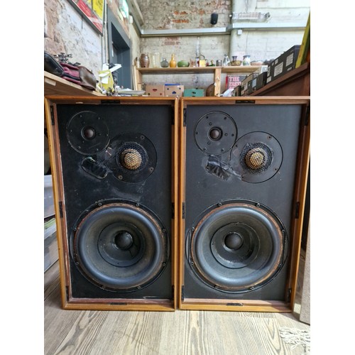 297 - A pair of Acoustic Research AR3a speakers.