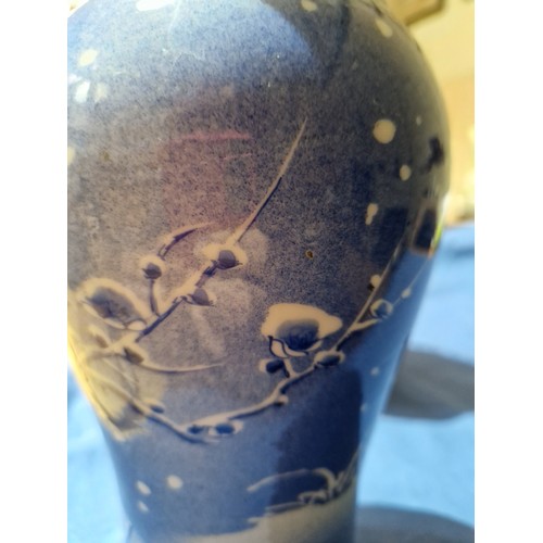 495 - A pair of Chinese porcelain vases, each bearing six character mark to base, height 24.5cm.