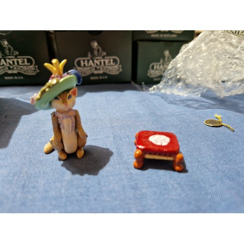 570 - A box of assorted Hantel Victorian Miniatures models.