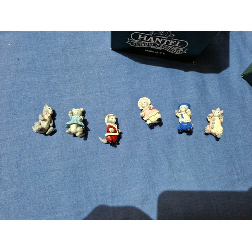 570 - A box of assorted Hantel Victorian Miniatures models.