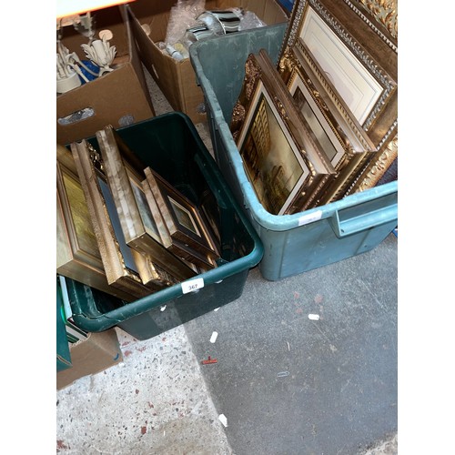 367 - Two boxes of pictures