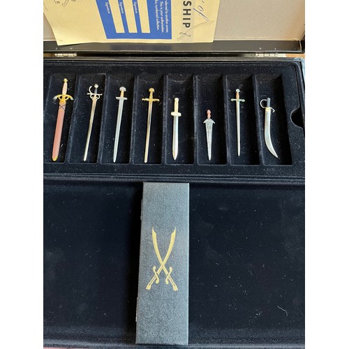 471 - A boxed collection of Mayfair Edition Magic Swords, 23 in total.