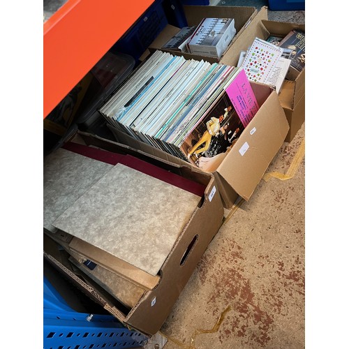 461 - A box of LPs, 2 boxes of 78s, and 2 boxes of classical CDs