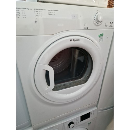 1111 - A Hotpoint Aquarius tumble dryer.