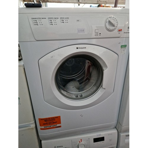 1108 - A Hotpoint tumble dryer.