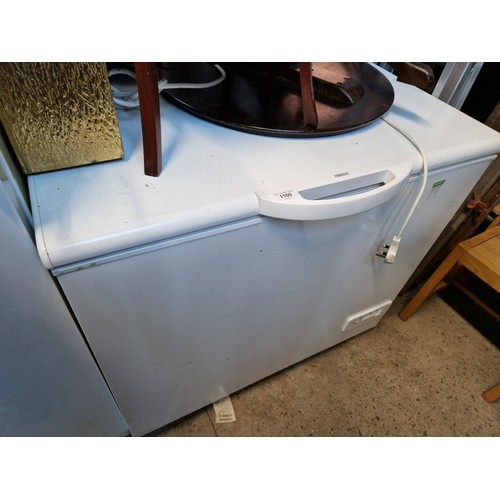 1100 - A Zanussi chest freezer.