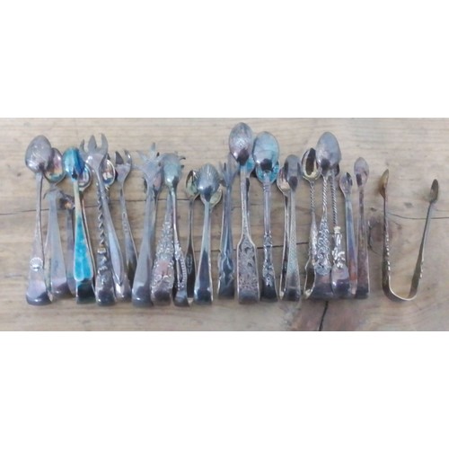 303 - Seventeen pairs of hallmarked silver sugar tongs, various dates and maker's, gross weight 10.6ozt.