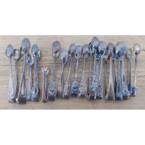 302 - Sixteen pairs of hallmarked silver sugar tongs, various dates and maker's, gross weight 10.9ozt.