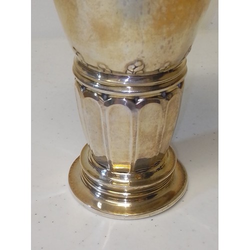 257 - A Georg Jensen siver goblet, no. 52A, import marks, London 1929, height 15.5cm, weight 7ozt.