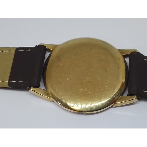 225 - A 9ct gold Rolex Tudor Royal, case diameter 32mm, case back hallmarked and signed 'Rolex', 21 jewel ... 