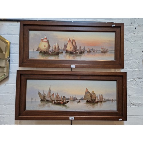 899 - D H Winder (British 20th century), pair of oil on boards, Venetian scenes, signed 'D H Winder 1925',... 