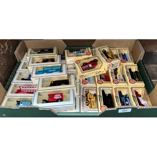 581 - 30 boxed Lledo model vehicles