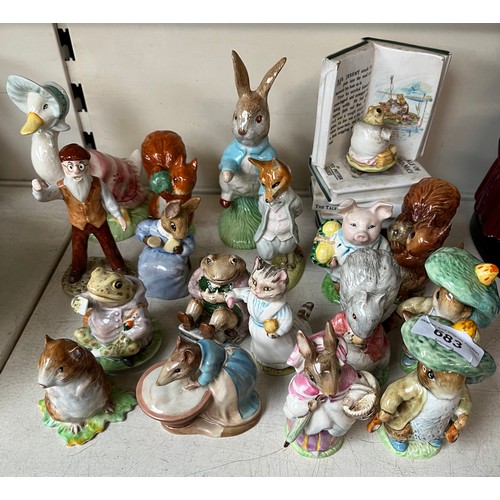 683 - Selection of Beswick Beatrix Pottery figures