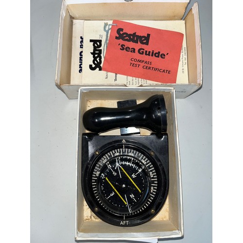 472 - A 1973 Sestrel Seaguide Grid steering compass by Henry Browne & Son Ltd