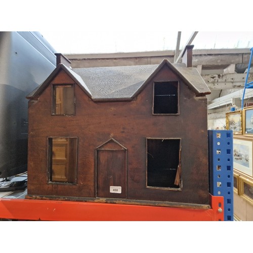 400 - A vintage scratch built dolls house