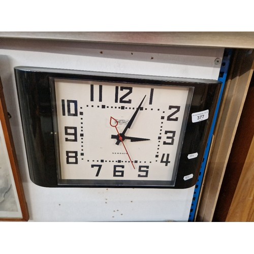 377 - A Laura Ashley Metro battery clock