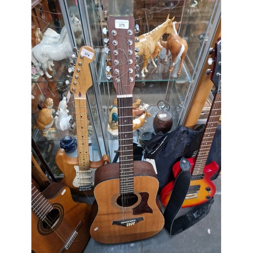 375 - A Tanglewood 12 string acoustic guitar.