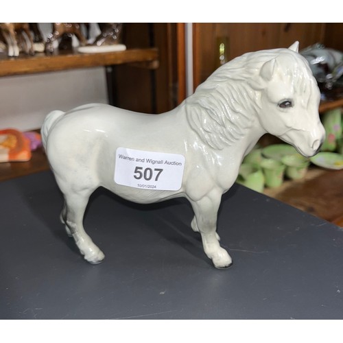 507 - Beswich Shetland Pony Hollydell Dixie in dapple grey