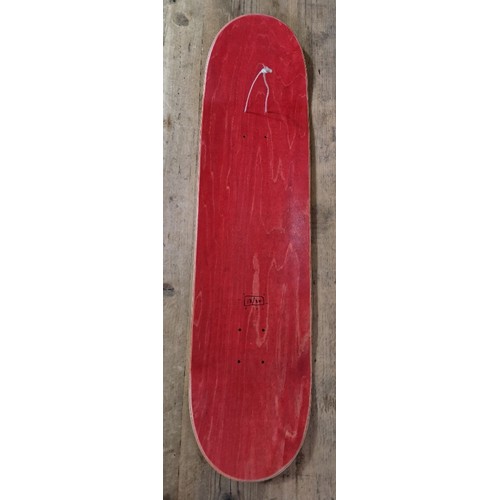 236 - A limited edition skateboard deck, Activist by Amnesty International, no. 18/20, the design featurin... 