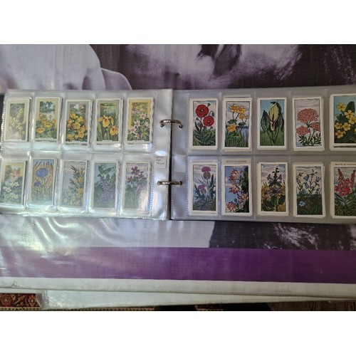 307 - Five albums of mainly assorted cigarette cards.