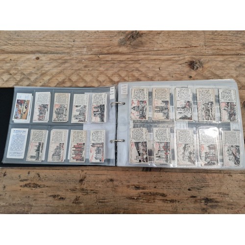 307 - Five albums of mainly assorted cigarette cards.