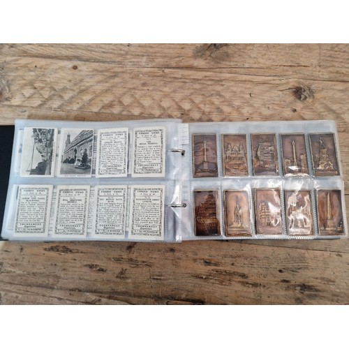 307 - Five albums of mainly assorted cigarette cards.