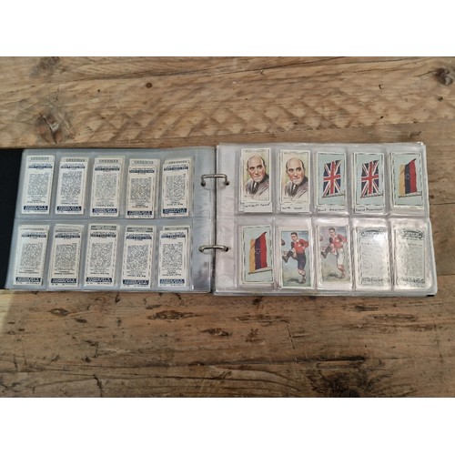 307 - Five albums of mainly assorted cigarette cards.