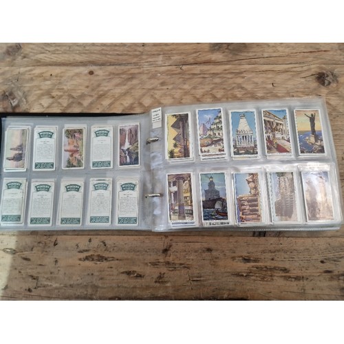 307 - Five albums of mainly assorted cigarette cards.