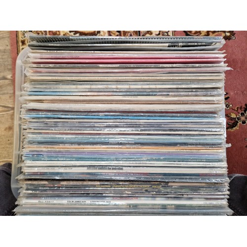 335 - A box of 70 LP vinyl records, mainly 1970s.