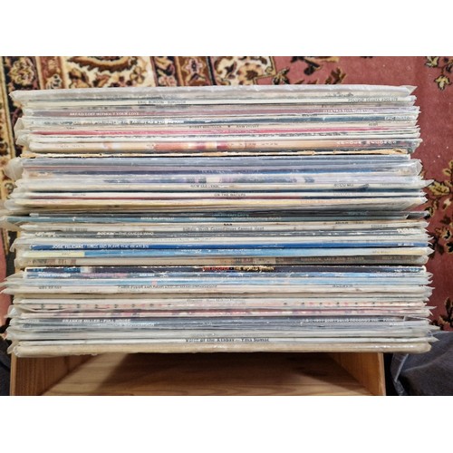 336 - A box 50 vinyl LP records, rock, prog rock and collector's.