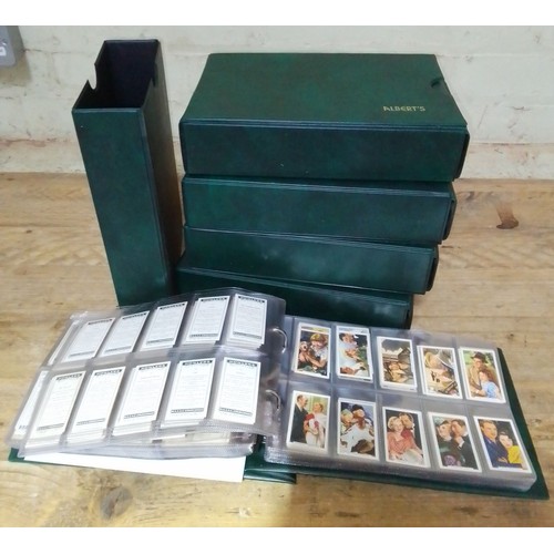 427 - Five Albert's of Kensington cigarette card albums, various sets and part sets.