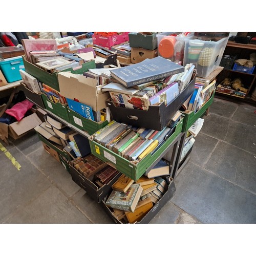 83 - 21 boxes of books, magazines, etc to include The Bulletin, Picturegoer, Panorama, Pin-Up, Playboy, P... 