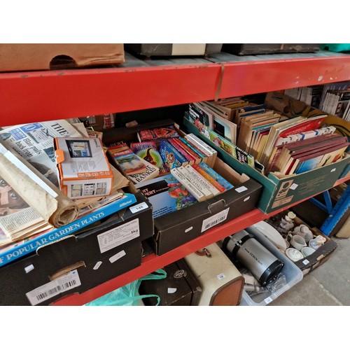 146 - Five boxes of books and film related magazines.