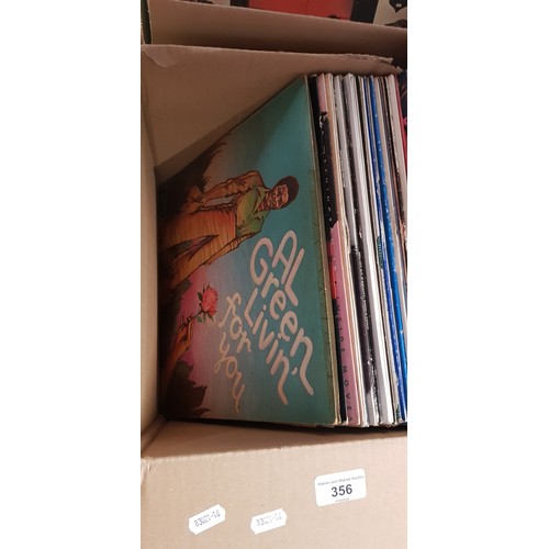 356 - A box of soul records