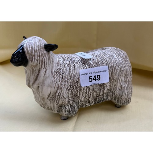 549 - A Beswick Wensleydale sheep